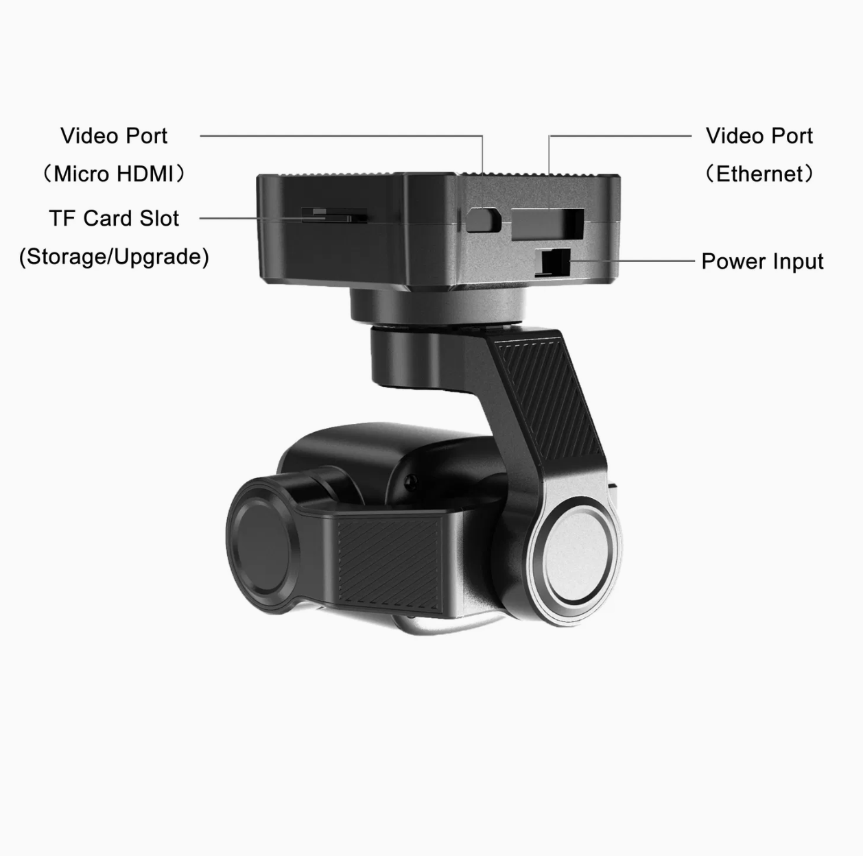 Siyi A8 Mini 4K Ai 8MP Ultra HD 6X Digital Zoom Gimbal Camera with DVR 1/1.7 Inch Sony Sensor - Image 3