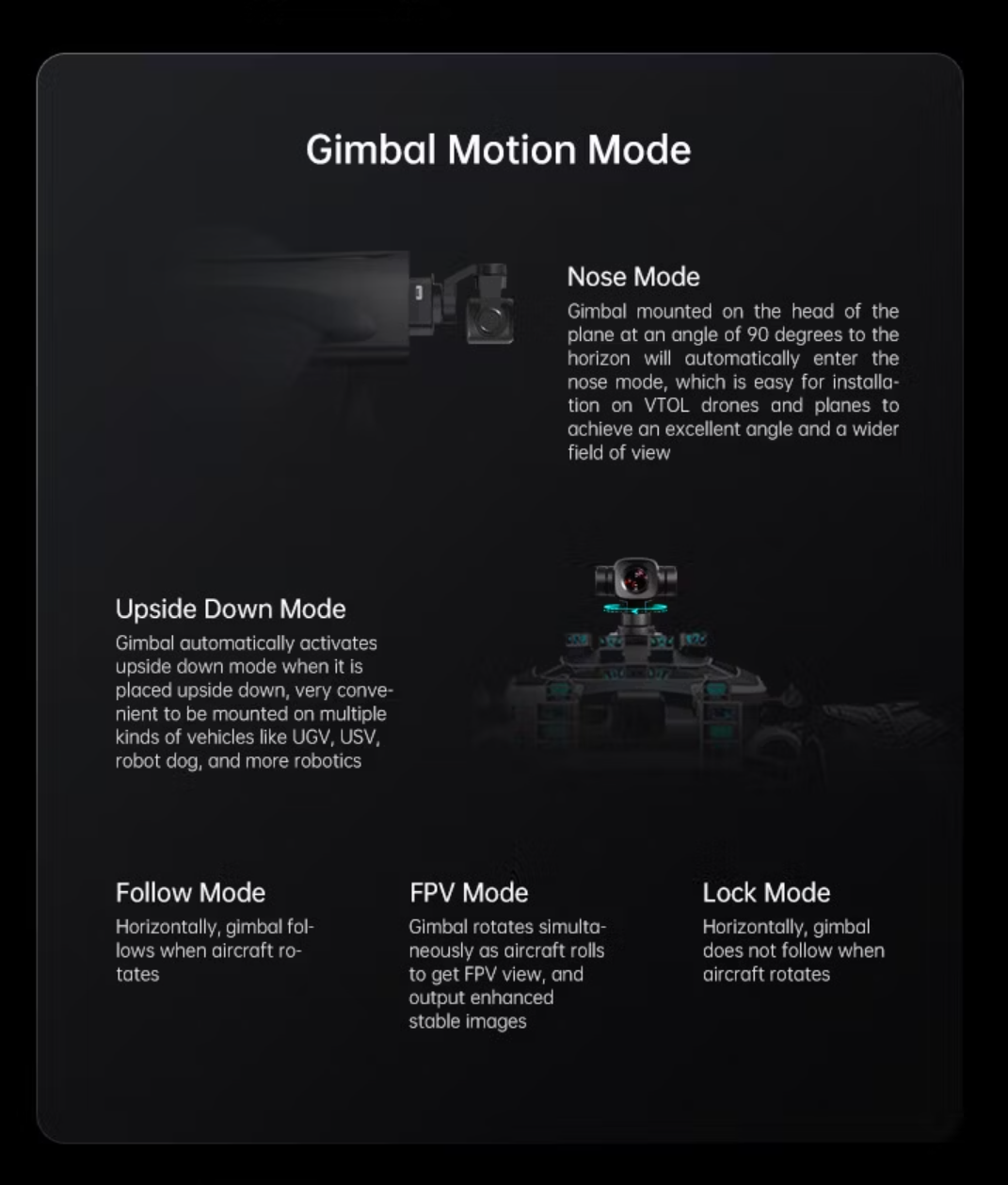 Siyi A8 Mini 4K Ai 8MP Ultra HD 6X Digital Zoom Gimbal Camera with DVR 1/1.7 Inch Sony Sensor - Image 7