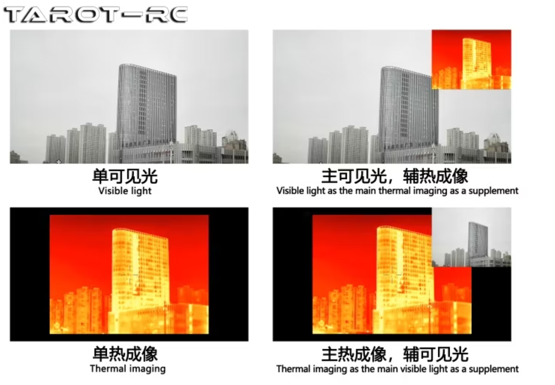 Tarot 3-Axis Gimbal/640 Thermal/Visible Light/Dual-Sensor Gimbal/Net Output Tl3t31 - Image 8